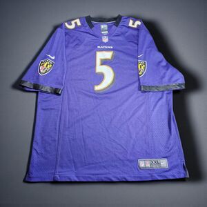 Baltimore Ravens Joe Flacco #5 Nike On Field Jersey XXL NFL Football Purple